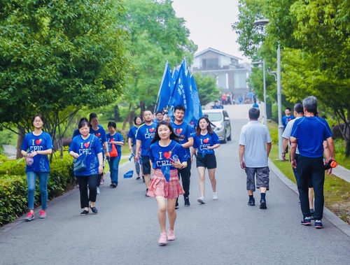 78扶贫公益跑现场